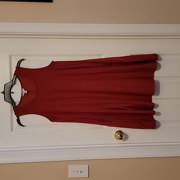 Time and Tru Dresses & Skirts - Burnt Orange Sleeveless Dress - Size M (8-10)